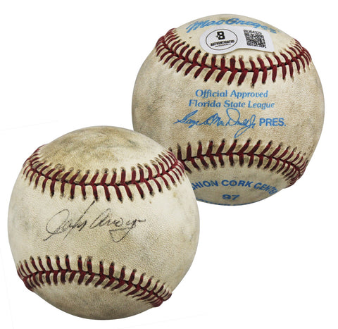 Rangers carlos Arroyo Authentic Signed MacGregor League Baseball BAS #BU64329