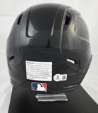 Jazz Chisholm Jr. Autographed Yankees F/S Replica Helmet w/Stand- Beckett W Holo