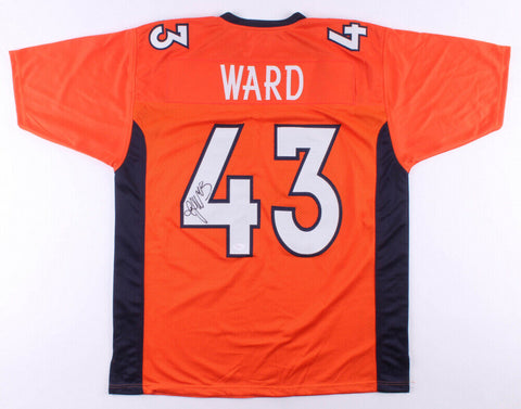 T J Ward Signed Denver Broncos Jersey (JSA COA) Super Bowl 50 Champion/ Def Back