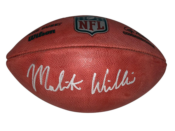 MALIK WILLIS SIGNED MIAMI DOLPHINS OFFICIAL NFL DUKE WILSON FOOTBALL BECKETT