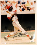 Lou Brock Autographed 8x10 Photo JSA COA