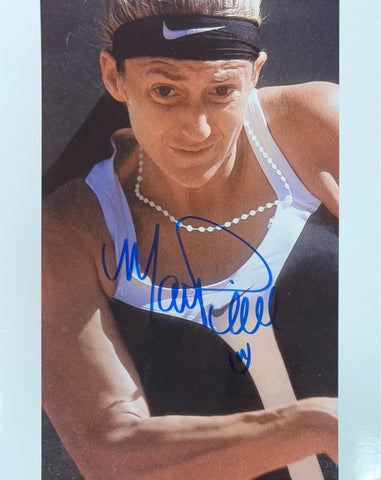Tennis Hall of Famer MARY PIERCE Signed 8x10 Photo AUTO - JSA