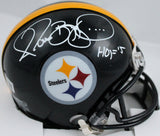 Jerome Bettis Autographed Pittsburgh Steelers Mini Helmet w/HOF- Beckett W Holo