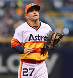 Jose Altuve Signed Houston Astros Custom 2017 AL MVP Jersey (Beckett) 2nd Base