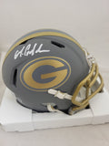 MATTHEW GOLDEN SIGNED GREEN BAY PACKERS SLATE SPEED MINI HELMET BECKETT QR