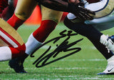 Patrick Willis NaVorro Bowman Signed 49ers 8x10 Photo-Beckett W Hologram *Black