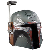 Temuera Morrison Autographed Star Wars Black Series Boba Fett Weathered Helmet