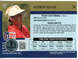 Andrew Magee Autographed 1990 Pro Set #74 Trading Card Beckett 44873