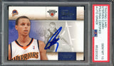 2009-10 Panini Studio #129 Stephen Curry RC On Card PSA/DNA Auto GEM MINT 10