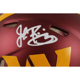 John Riggins Autographed Washington Commanders Mini Helmet Beckett Witness 49749
