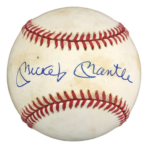 Mickey Mantle Signed Official AL Baseball PSA/DNA+Fanatics LOA