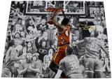 Mohamed Mo Bamba Gold Signed 16x20 Photo Texas Longhorns Dunk JSA 136083