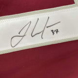 Autographed/Signed JT J.T. Compher Colorado Maroon Jersey PSA/DNA COA