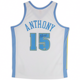 Carmelo Anthony Autographed Nuggets M&N White 2006-07 Swingman Jersey Fanatics