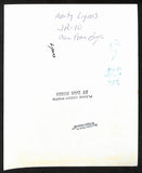 Marty Lyons Signed/Autographed 8x10 B/W Photo New York Jets JSA 199332