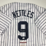 Autographed/Signed GRAIG NETTLES New York Pinstripe Jersey JSA COA Auto