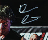 Devon Larratt Signed Unframed 16x20 Arm Wrestling Photo - Black Sleeveless Shirt