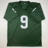Autographed/Signed Kenneth Walker III Michigan State Green Jersey Beckett COA