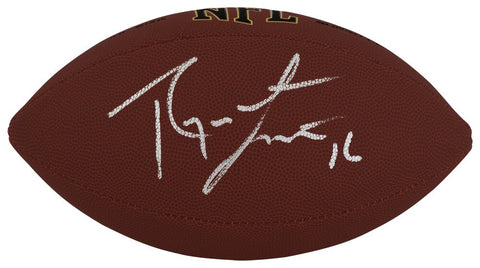 Ryan Leaf Signed Wilson Super Grip Full Size NFL Football - (SCHWARTZ COA)