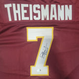 JOE THEISMANN AUTOGRAPHED SIGNED PRO STYLE XL JERSEY BECKETT QR