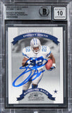 Cowboys Emmitt Smith Signed 2002 Donruss Classics #13 Card Auto 10! BAS Slabbed