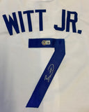 Bobby Witt Jr Autographed Kansas City Royals Nike Baseball Jersey Beckett COA