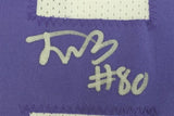 Jack Bech Signed LSU Tigers Jersey (Beckett) 2025 Raiders 2nd Round Pick W.R.