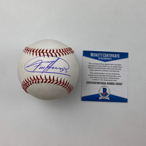 Autographed/Signed Felix Hernandez Rawlings ROML Baseball Beckett BAS COA