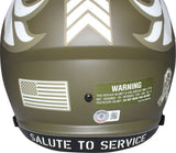 John Elway Signed Denver Broncos F/S Salute Helmet Beckett 40856