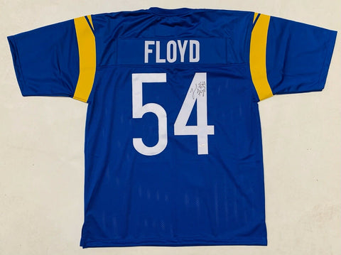 LEONARD FLOYD SIGNED AUTOGRAPHED COLLEGE STYLE XL JERSEY JSA HOLOGRAM