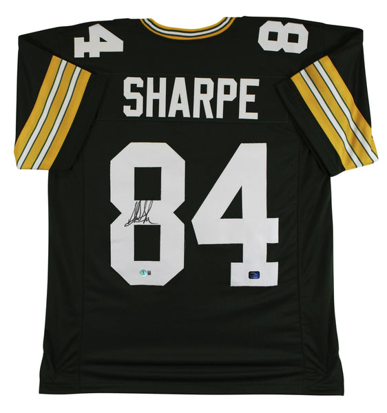 Sterling Sharpe Signed Green Bay Packers Jersey (Beckett) 5xPro Bowl Receiver