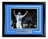 Jared Goff Signed Framed 11x14 Detroit Lions Spotlight Photo Fanatics