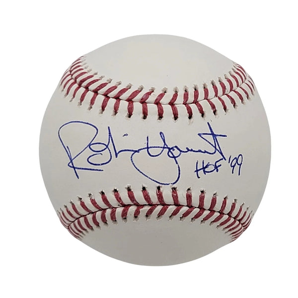 Robin Yount Signed Milwaukee Brewers OML Baseball W/HOF 99 Beckett Witnessed