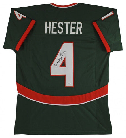 Devin Hester Signed Miami Hurricanes Jersey (JSA) Chicago Bears HOF Return Man