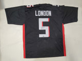 DRAKE LONDON AUTOGRAPHED SIGNED PRO STYLE CUSTOM XL JERSEY BECKETT QR