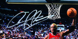 Dennis Rodman Autographed Bulls 16x20 Rebound Photo - Beckett W Hologram *Silver