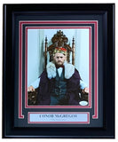 Conor McGregor Signed Framed 8x10 UFC Throne Photo JSA Hologram