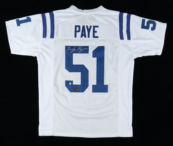 Kwity Paye Signed Indianapolis Colts Jersey (Beckett) 2021 1st Round Draft Pk DE