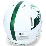 Breece Hall Autographed Jets 2026 Alternate Speed Authentic Helmet Beckett