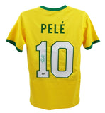 Pele Signed Brazil National Team Jersey (Beckett) 3xFIFA World Cup Champion