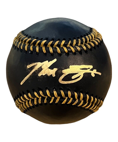 Max Scherzer Autographed Black MLB Baseball New York Mets 41158