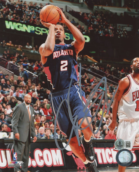 Hawks Joe Johnson Authentic Signed 8x10 Vertical Photo BAS #BU64128