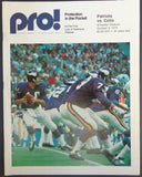 PRO! 1974 NFL Program New England Patriots vs. Baltimore Colts 177679