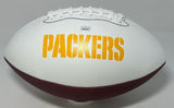Packers EVAN WILLIAMS Signed Full Size White Panel Green Bay LOGO Football AUTO