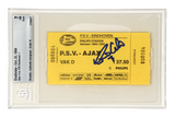 Ronaldo Nazario Signed 1994 PSV Rookie Season Match Ticket - BGS 7