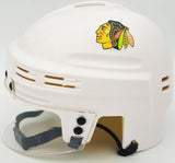 CHEVY CHASE AUTOGRAPHED BLACKHAWKS MINI HELMET CHRISTMAS VACATION BECKETT 232842