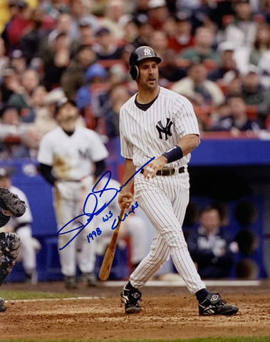 NY Yankees World Serie Champ DALE SVEUM Signed 8x10 Photo w/ "WS Champs" AUTO