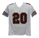 Garrison Hearst Autographed/Signed Pro Style White XL Jersey Beckett 35513