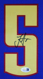 Nikola Jokic Authentic Signed Blue City Edition Pro Style Jersey Autographed JSA