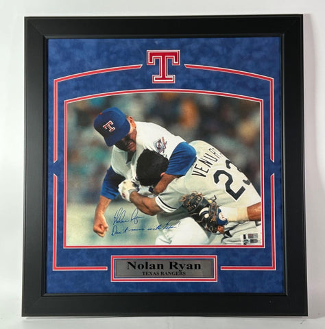 Nolan Ryan Autographed/Inscribed "Don't Mess with Texas" 16x20 Photo Tri-Star